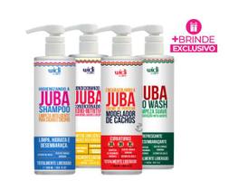 Widi Kit Juba Shampoo 500ml + Cond 500ml + Encaracolando 500ml + Co Wash