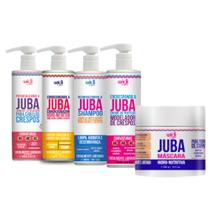 Widi Kit Juba Shampoo 500ml + Cond 500ml + Masq 500g + Encrespando 500ml + Potencializando 480g