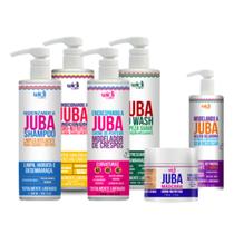 Widi Kit Juba Shampoo + Cond 500 + Encrespando 500ml + Masc 500ml + Geleia seladora + Co Wash