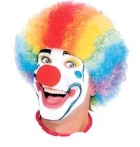 Wig Dress Up America Rainbow Clown para homens e mulheres Wig Dress Up America Rainbow Clown para homens e mulheres