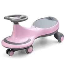 Wiggle Car BABY JOY Swing Car para crianças com LED piscando Wh