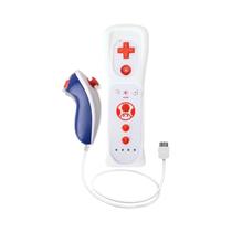 Wii Controle Remoto Set com Nunchuck, Gamepad para Nintendo, Motion Plus, Controle de Jogos, 1 Par