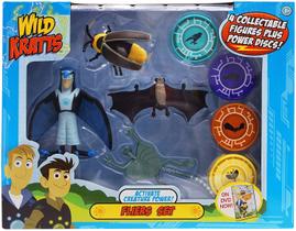 Wild Kratts - Ativar Poder Animal - Conjunto de Figuras de Ação 4-Pack - Voadores