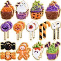 WILLBOND, 28 peças de adesivos de chenille de Halloween, apliques DIY WILLBOND, 28 peças de adesivos de chenille de Halloween, apliques DIY