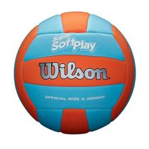 WILSON Super Soft Jogo de Voleibol - Laranja/Azul