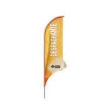 Wind Banner 3D Despachante Dupla Face Com Haste 220X70Cm