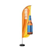 Wind Banner 3D Kit Completo Bebidas Dupla Face Modelos