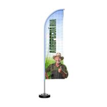 Wind Banner 3D Kit Completo Faca Dupla Face Agropecuária
