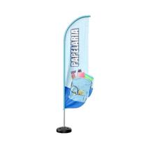 Wind Banner 3D Kit Completo Papelaria Dupla Face