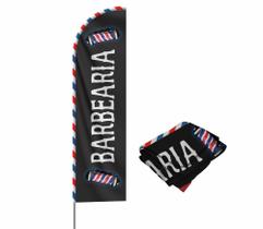 Wind Banner Bandeira Vento Dupla Face 2m Barbearia (tecido) - Hipersports
