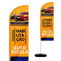 Wind Banner Completo 2,10m Auto Escola