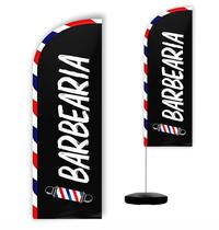 Wind Banner Completo 2,10m Barbearia M5
