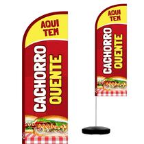 Wind Banner Completo 2,10m Cachorro Quente