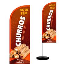 Wind Banner Completo 2,10m Churros Wind Banner Completo 2,10m Churros