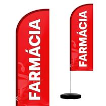 Wind Banner Completo 2,10m Farmácia