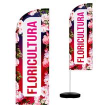 Wind Banner Completo 2,10m Floricultura Wind Banner Completo 2,10m Floricultura