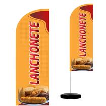 Wind Banner Completo 2,10m Lanchonete