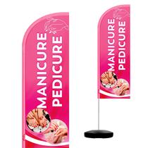 Wind Banner Completo 2,10m Manicure e Pedicure
