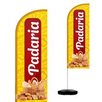 Wind Banner Completo 2,10m Padaria