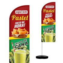Wind Banner Completo 2,10m Pastel E Caldo De Cana