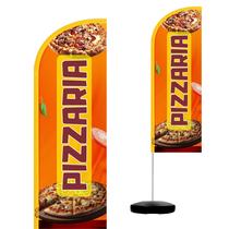 Wind Banner Completo 2,10m Pizzaria