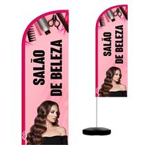 Wind Banner Completo 2,10m Salão De Beleza M2