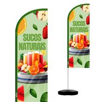Wind Banner Completo 2,10m Sucos Naturais Wind Banner Completo 2,10m Sucos Naturais