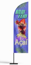 Wind banner completo 225cm montado