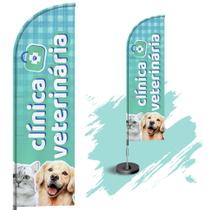 Wind Banner Dupla Face 3mt Completo Clínica Veterinária Wind Banner Dupla Face 3mt Completo Clínica Veterinária