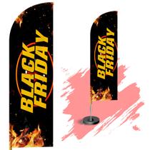 Wind Banner Dupla Face 3mt Completo