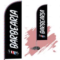 Wind Banner Dupla Face 3mt Completo Personalizado Barbearia Wind Banner Dupla Face 3mt Completo Personalizado Barbearia