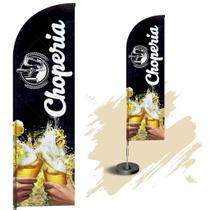 Wind Banner Dupla Face 3mt Completo Personalizado Choperia Wind Banner Dupla Face 3mt Completo Personalizado Choperia
