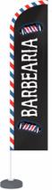 Wind Banner Fly Flag Dupla Face 3m Kit Completo Barbearia Wind Banner Fly Flag Dupla Face 3m Kit Completo Barbearia