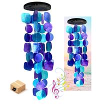 Wind Chimes Bellaa 20414 Capiz Shells Wood 69 cm roxo Wind Chimes Bellaa 20414 Capiz Shells Wood 69 cm roxo