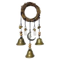 Wind Chimes HomeSoGood Witch Bells Magical Wood 25x8cm Wind Chimes HomeSoGood Witch Bells Magical Wood 25x8cm