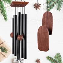 Wind Chimes Implication Deep Tone 91 cm de madeira preta Wind Chimes Implication Deep Tone 91 cm de madeira preta