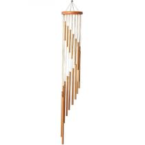 Wind Chimes Wokex Metal com tubo dourado de liga de alumínio 18 esfregados