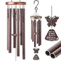 Wind Chimes YLYYCC 33" Butterfly Memorial Outdoor
