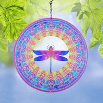 Wind Spinner DKJOCKY Dragronfly Metal 30 cm para decoração de exteriores