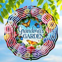 Wind Spinner FLAGWIX Grandma Garden Decor 30 cm ao ar livre