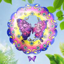 Wind Spinner INCROYDAY Butterfly 30cm em aço inoxidável Wind Spinner INCROYDAY Butterfly 30cm em aço inoxidável