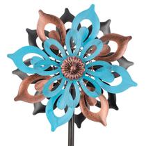 Wind Spinner Stargarden de 4 camadas de arte de jardim de metal ao ar livre