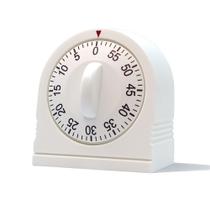 Wind Up Timer NUOSWEK Temporizador mecânico de 60 minutos branco