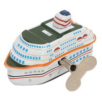 Wind Up Toy Rushbom Cruise Ship Tin Toy Collection Craft