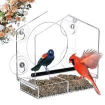 Window Bird Feeder Jarkyfine Clear Window para exteriores