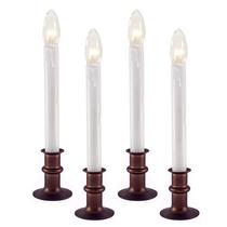 Window Candles 612 Vermont LED ultrabrilhante com temporizador (pacote com 4) Window Candles 612 Vermont LED ultrabrilhante com temporizador (pacote com 4)