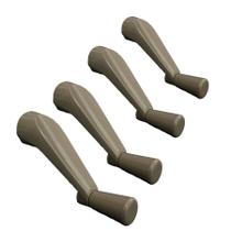 Window Crank Handle Comyznoah 3/8" Zinc Alloy Stone, pacote com 4