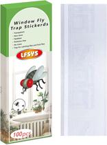 Window Fly Traps LFSYS, pacote com 100 unidades, Fruit Fly Bug Catcher Clear