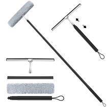 Window Squeegee Toncoke 2 em 1 para lavagem com poste de extensão Window Squeegee Toncoke 2 em 1 para lavagem com poste de extensão