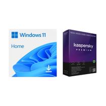 Windows 11 Home + Kaspersky Premium 1 Dispositivo Assinatura 1 Ano Windows 11 Home + Kaspersky Premium 1 Dispositivo Assinatura 1 Ano